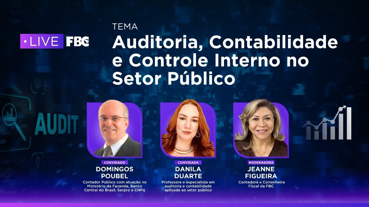 1ª Live FBC de 2025: Auditoria, Contabilidade e Controle Interno no Setor Público!