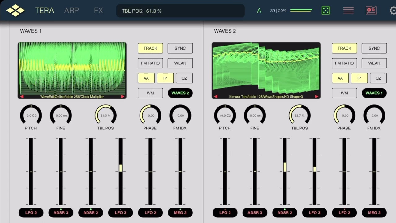 Second WAVES for Tera Pro