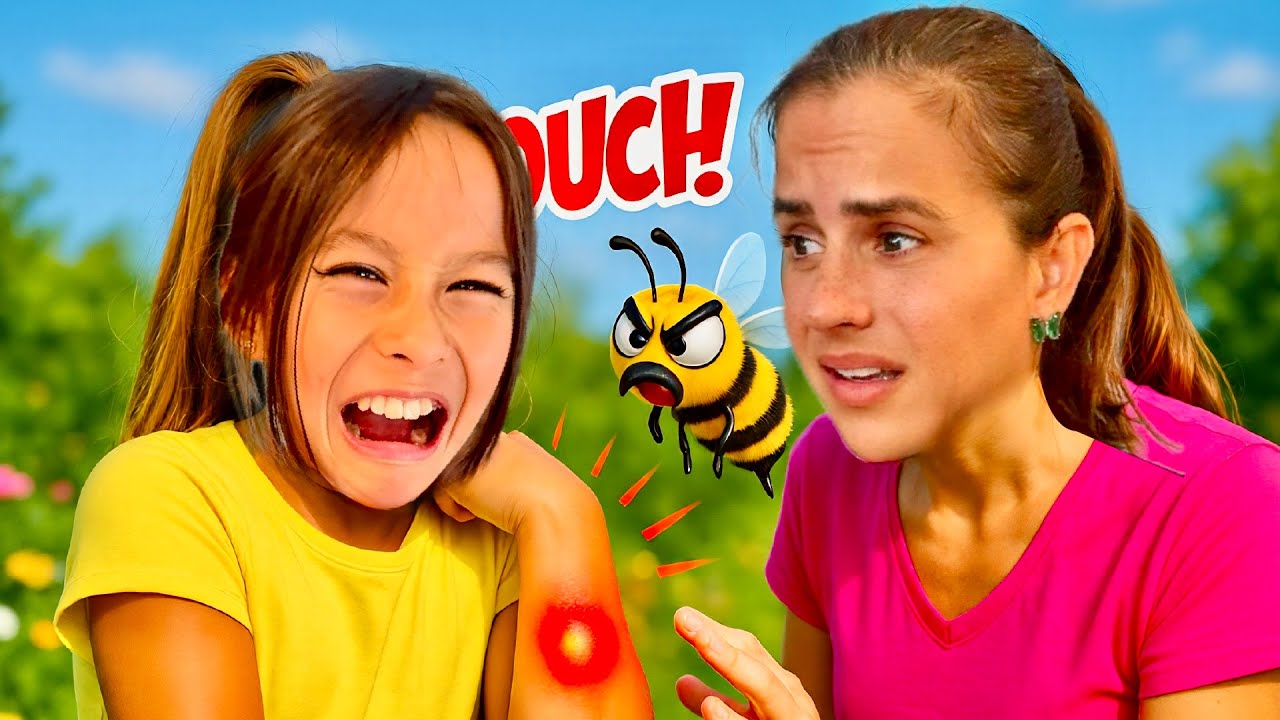 CLOCLOE foi picada por uma abelha E Agora?🐝