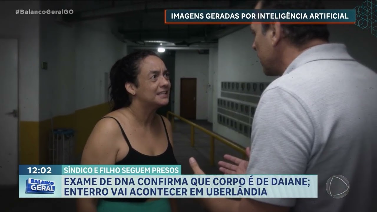 RESUMO: Identificado corpo de Daiane/Áudio síndico/Família leva restos mortais  para UBERLÂNDIA
