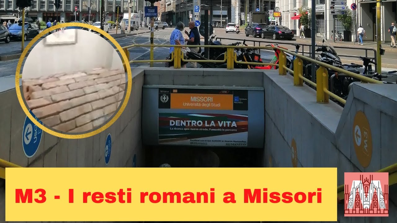 M3 -  I resti romani alla stazione di Missori