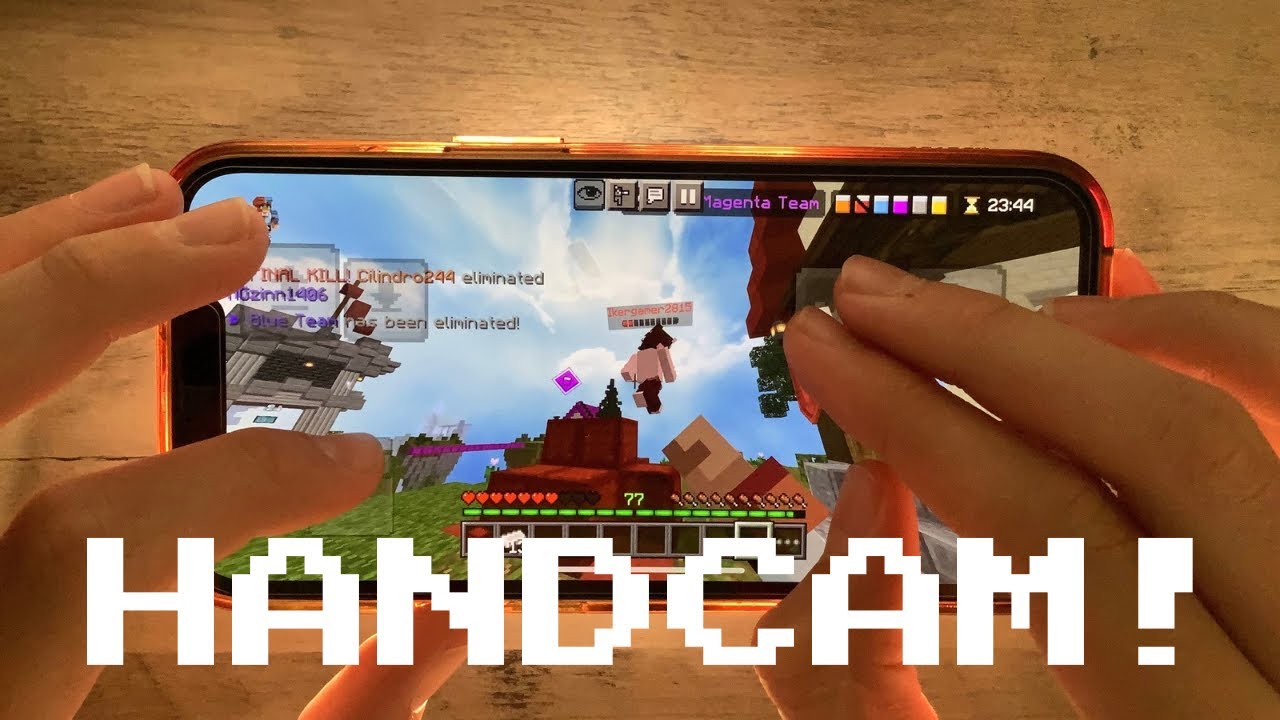 The BEST Hive BedWars HANDCAM!!!