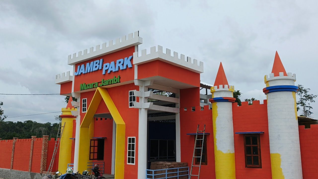 Wisata Baru Jambi Park Sungai Gelam‼️Jalan menuju wisata baru jambi park 