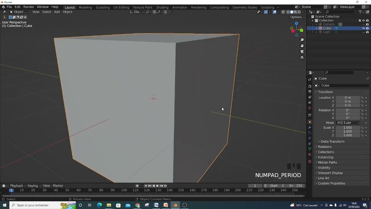 [Blender 3D] Cours débutant par Axel : 1er partie