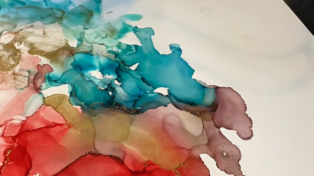 Curso de tintas al alcohol // Pigmentos en alcohol
