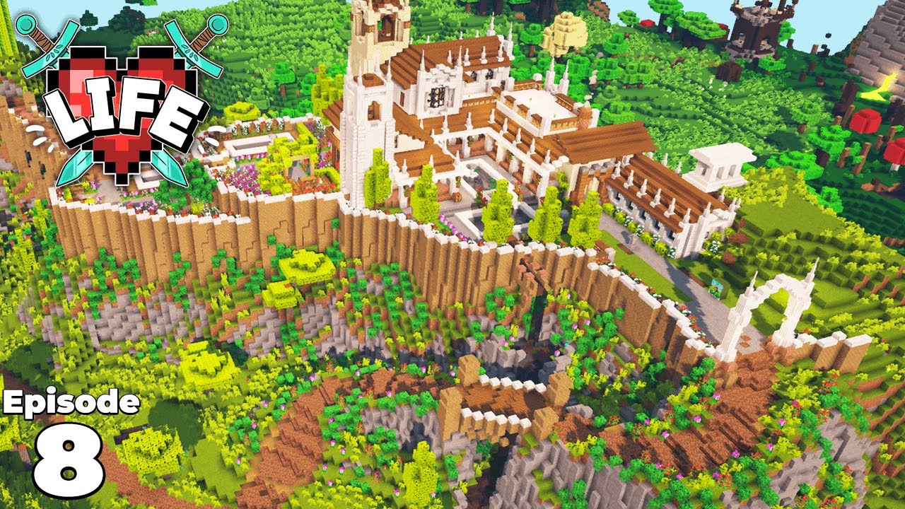 X Life : Ep 8 : Major Base Transformation! Minecraft Survival Let's Play