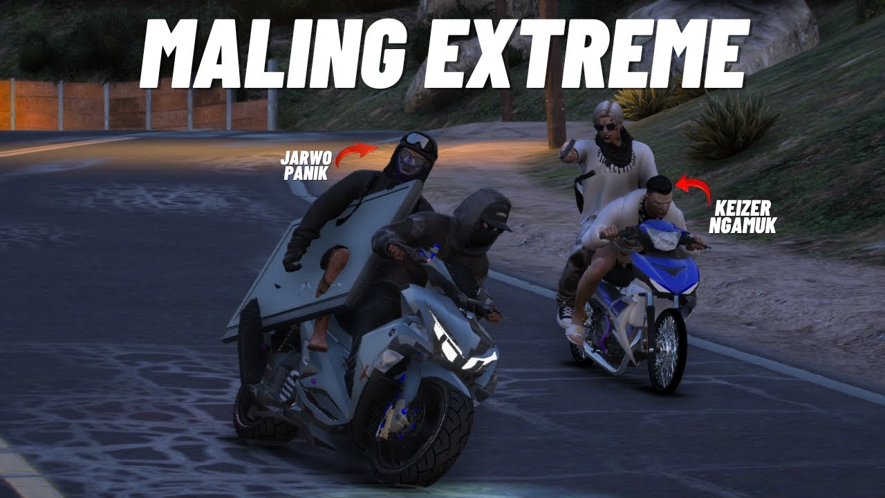 JARWO DAN MORGAN MALING DI RUMAH KEIZER BERUJUNG APES - GTA V ROLEPLAY