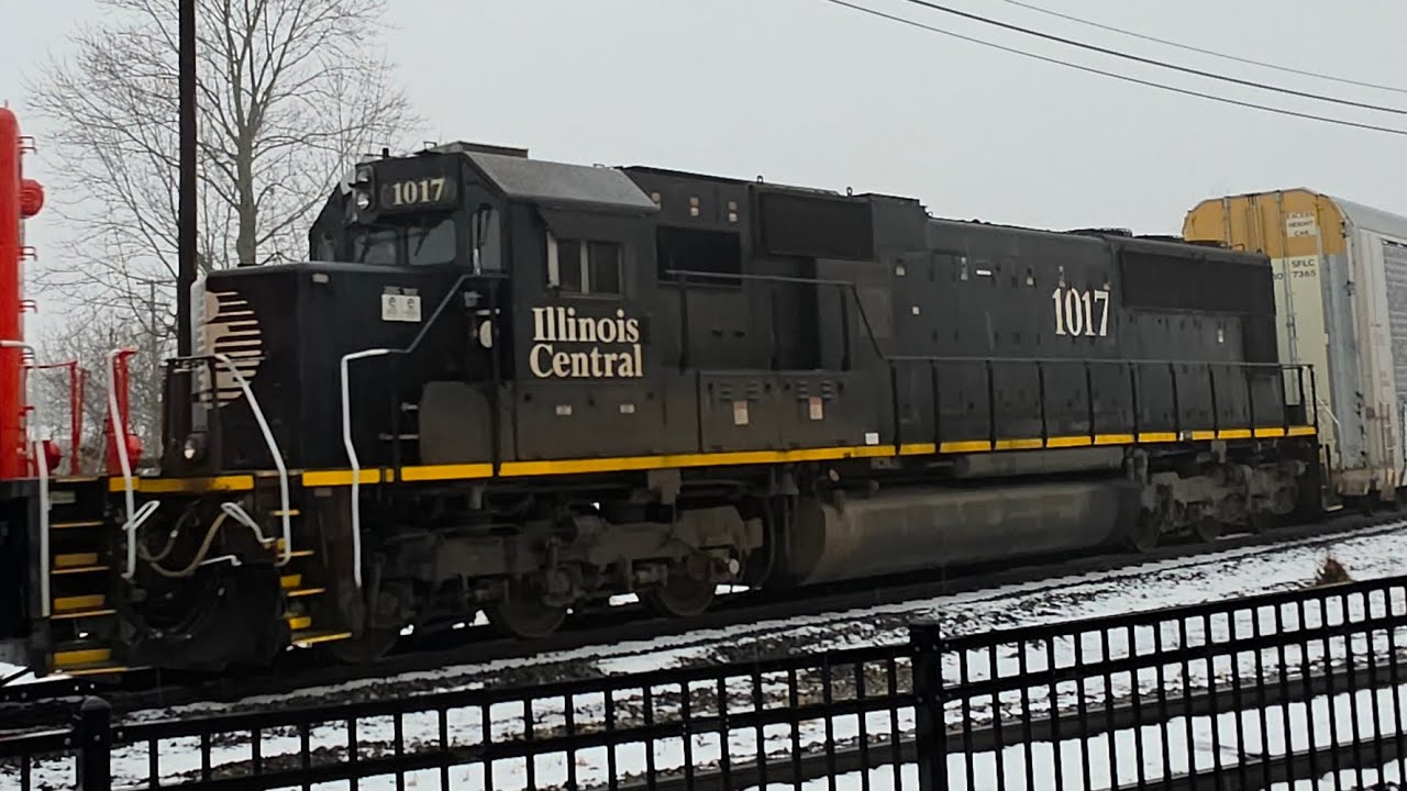 Canadian national Southbound Q116 8353+IC 1017 Durand Michigan January 6 2026 