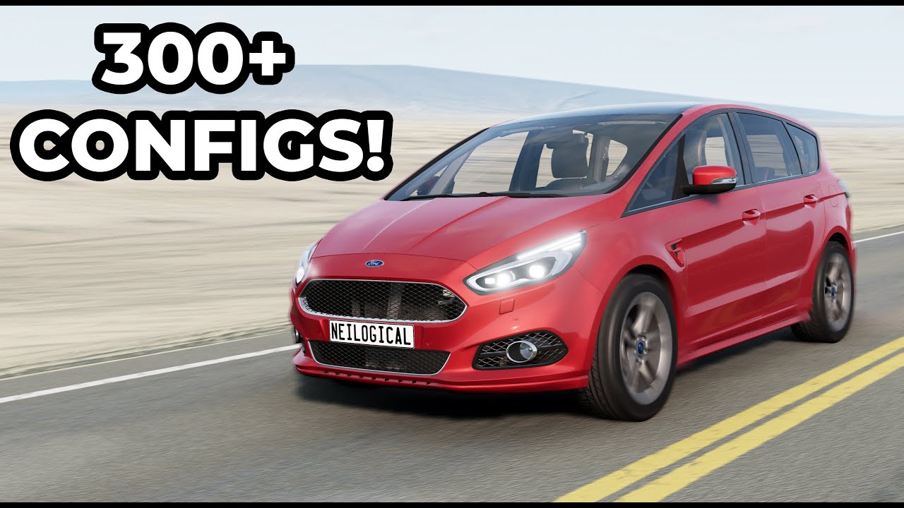 This BeamNG Mod Has OVER 300 Configs! CRAZY Ford S-Max Mod