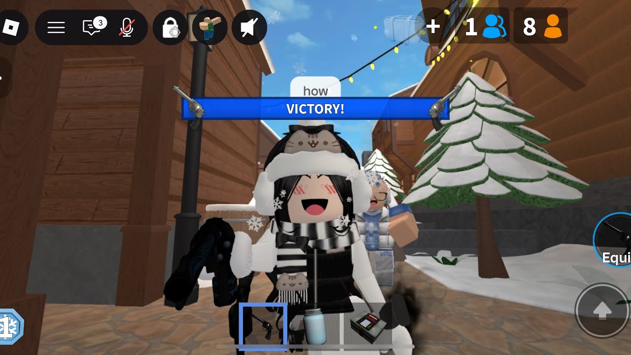 Mm2 mobile *trickshots* montage #100 {0BV10USLYXNAT}