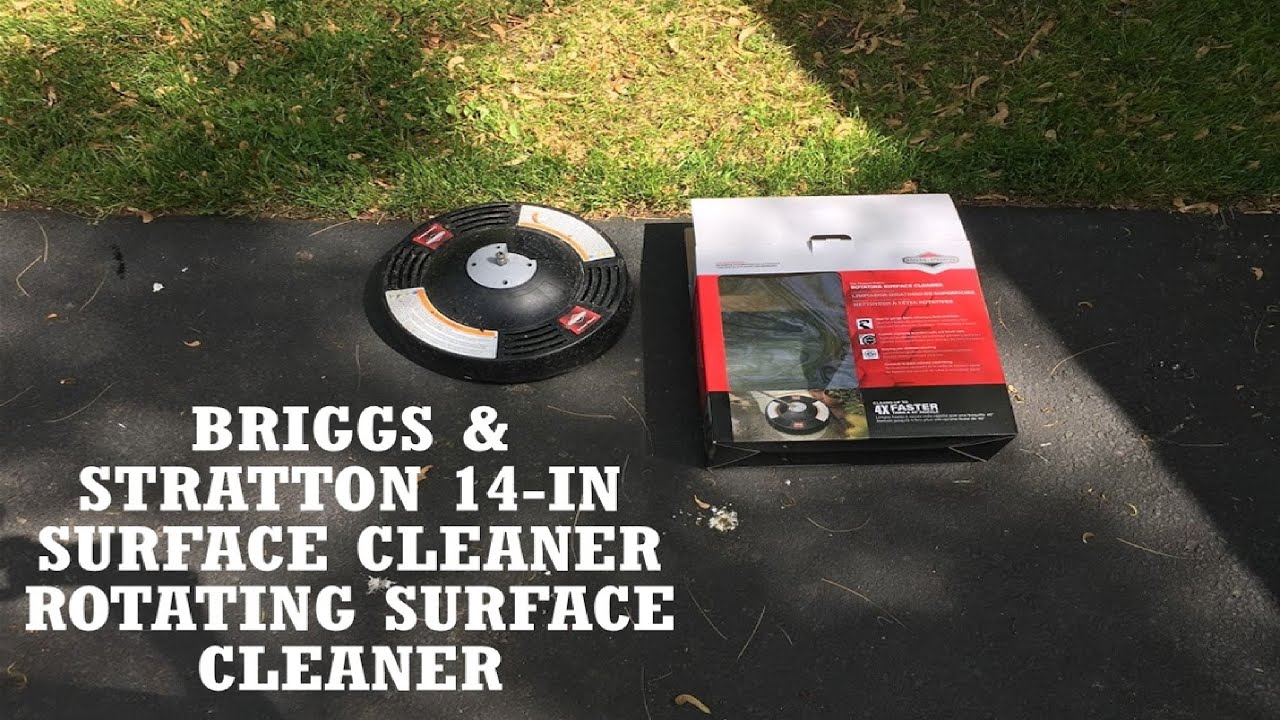 Unboxing Briggs & Stratton Surface Cleaner -- Pressure Washing Patio
