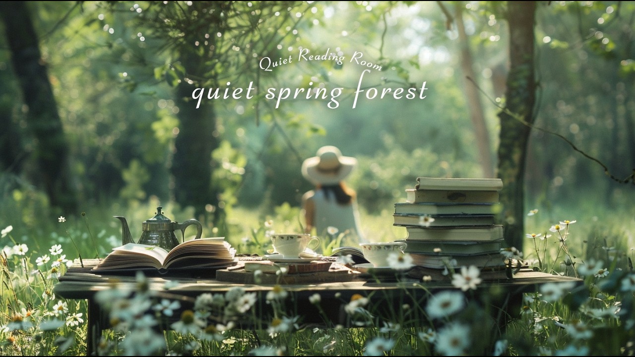 a quiet spring forest 🌿 relaxing music for reading, work, study & deep focus