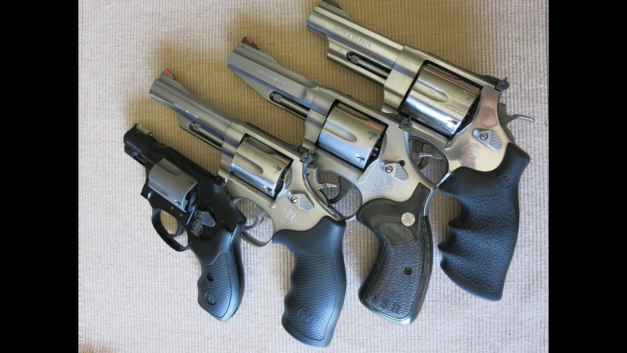 Smith and Wesson Revolver Frame Size Comparison (J vs K vs L vs N)