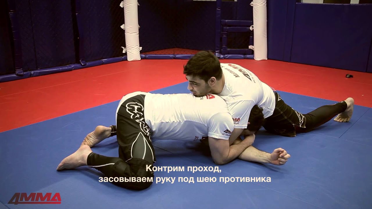 Треугольник руками. Техника удушающего приема от черного пояса BJJ Валесио Сенна и 4MMA