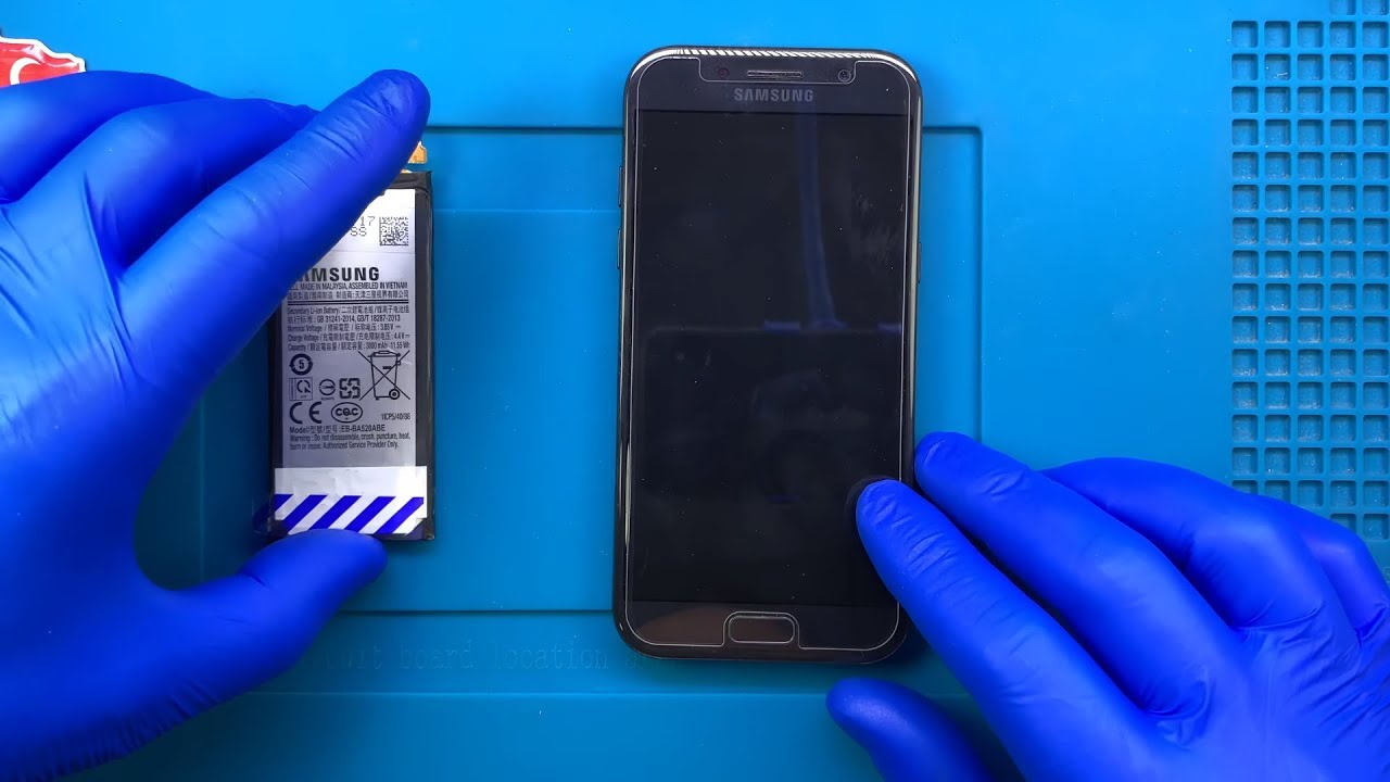 Samsung Galaxy A5 2017 Замена батареи | SM-A520