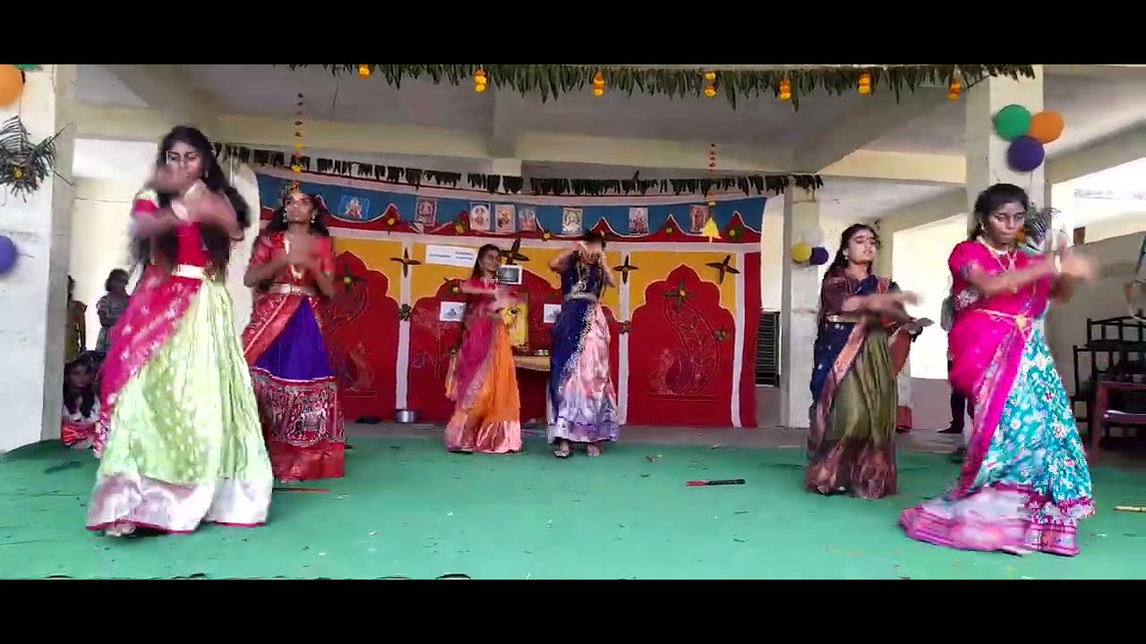 remix bathukamma songs #srivenkatasaividyanikethan #dasaraevent #nasrullabad