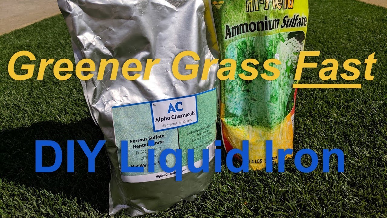 Greener Grass FASt! DIY Liquid Iron