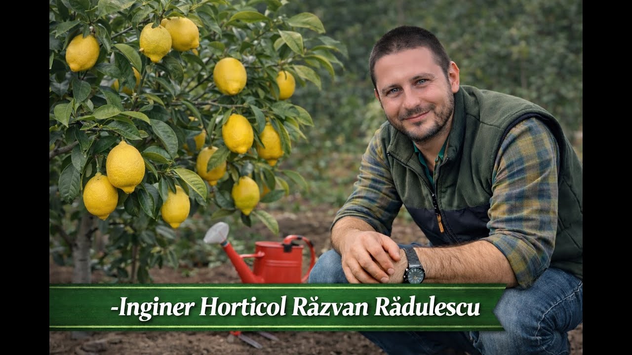 Cum îngrijești lămâiul la ghiveci și cum îl faci să rodească - Inginer Horticol Razvan Radulescu