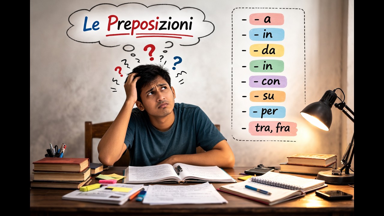 Preposizioni Semplici A2 Level | ইতালিয়ান গ্রামার সহজভাবে বাংলায়