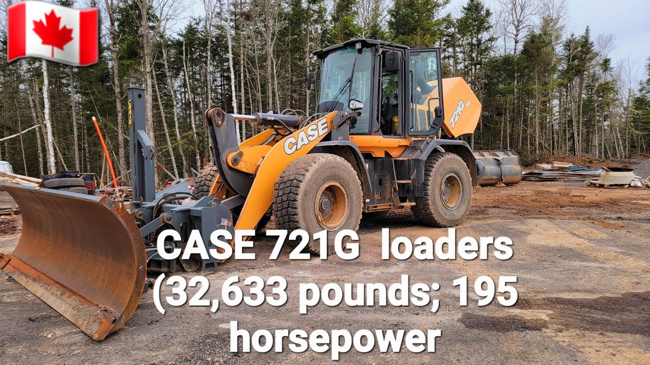 شفل حجم 721G  كيسي 195HP  ///CASE 721G loader (32,633 pounds; 195 horsepower (145 kW))
