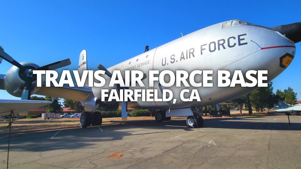 Exploring Travis Air Force Base in Fairfield, California USA Walking Tour #travisairforcebase