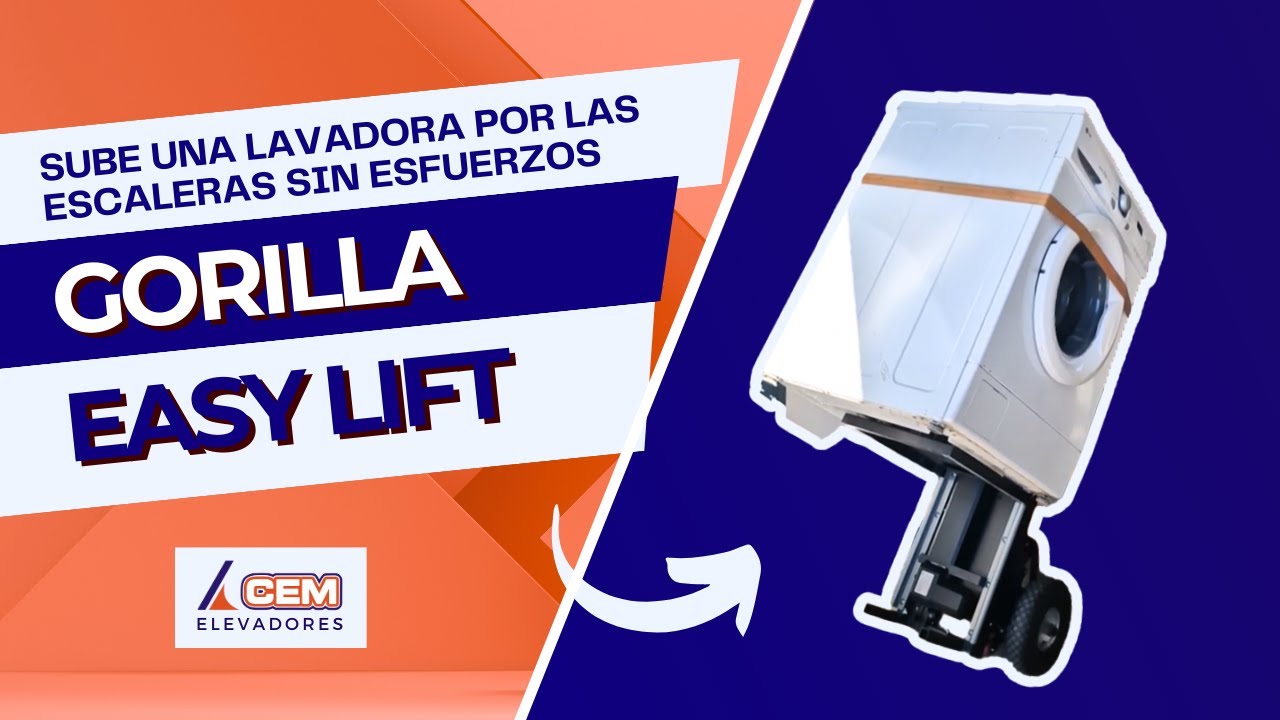Cómo subir y bajar una lavadora por escaleras SIN esfuerzo | GORILLA EASY LIFT en acción