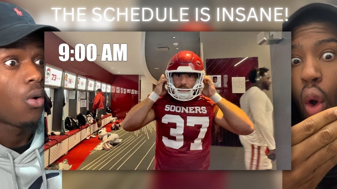 🇬🇧BRIT STUDENT ATHLETES REACTS TO - Day in the Life: American D1 College Football Player!!