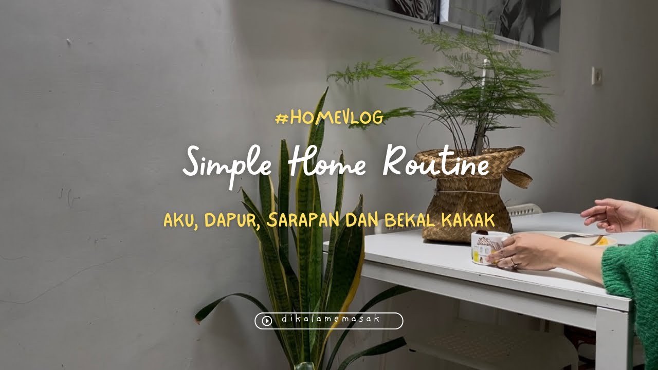 Aku, Dapur, Sarapan, dan Bekal Kakak #homevlog #morningroutine #momlife #lifestyle #silentvlog #mom 