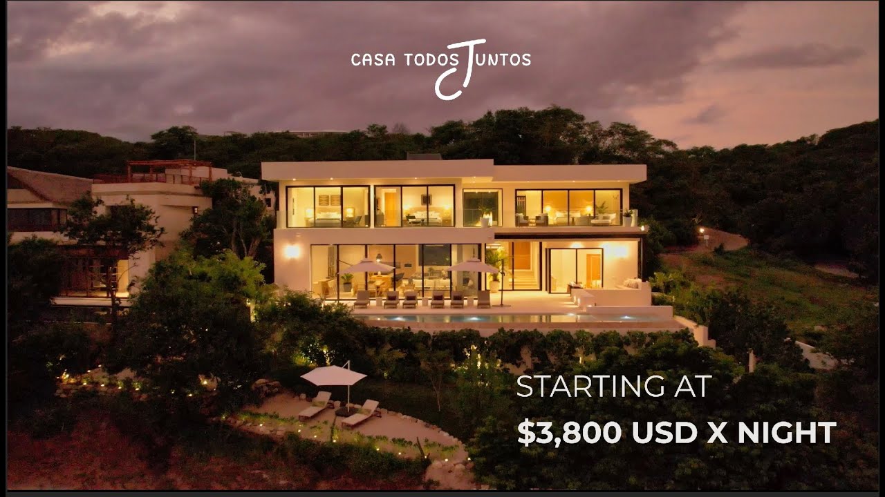 Inside a $3,800/Night Beachfront Villa | Full Tour of Casa Todos Juntos, Punta de Mita, Mexico