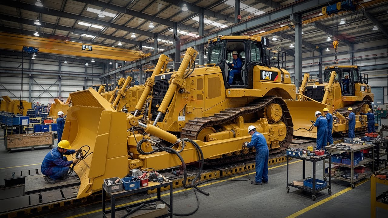 Вот как НА САМОМ ДЕЛЕ строят САМУЮ КРЕПКУЮ технику Caterpillar
