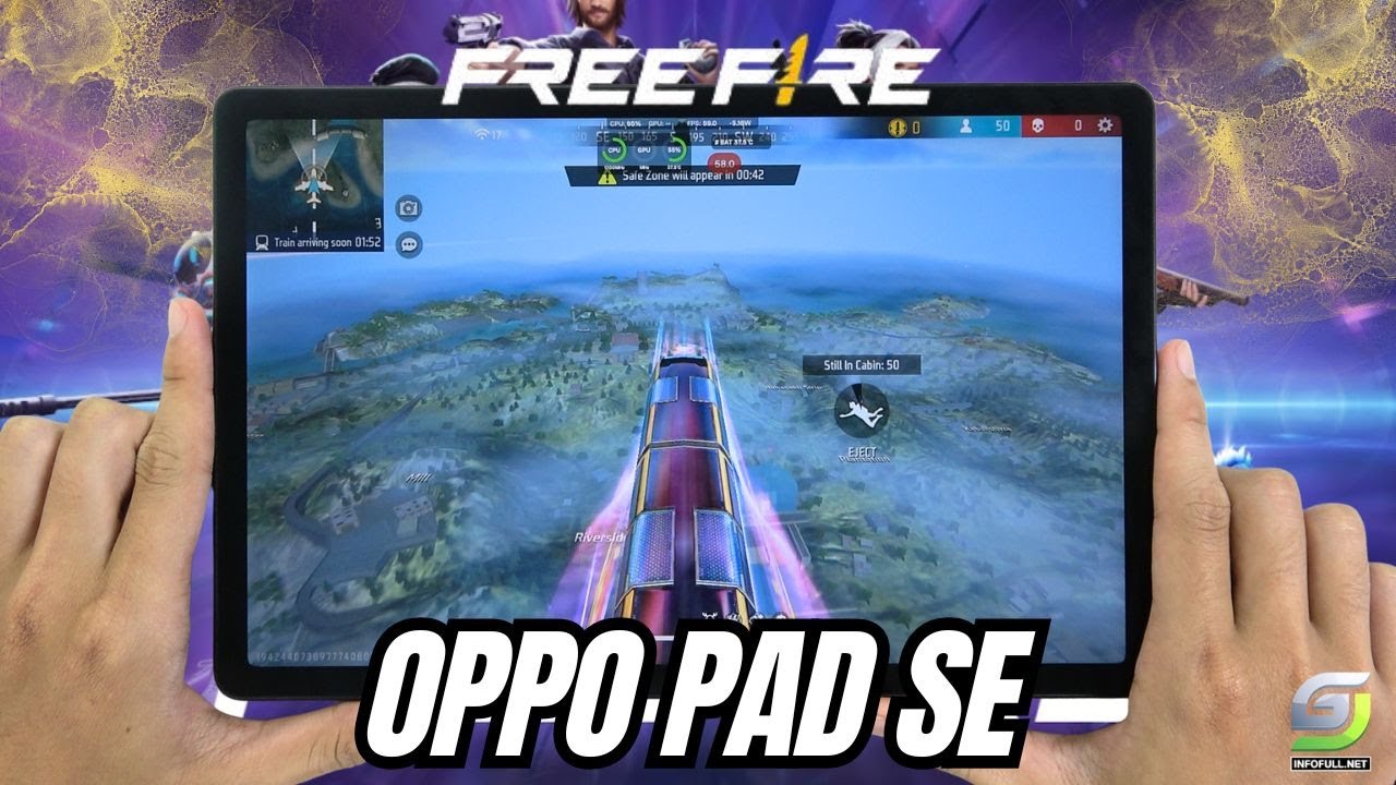 Oppo Pad SE Test game Free Fire Mobile | Helio G100