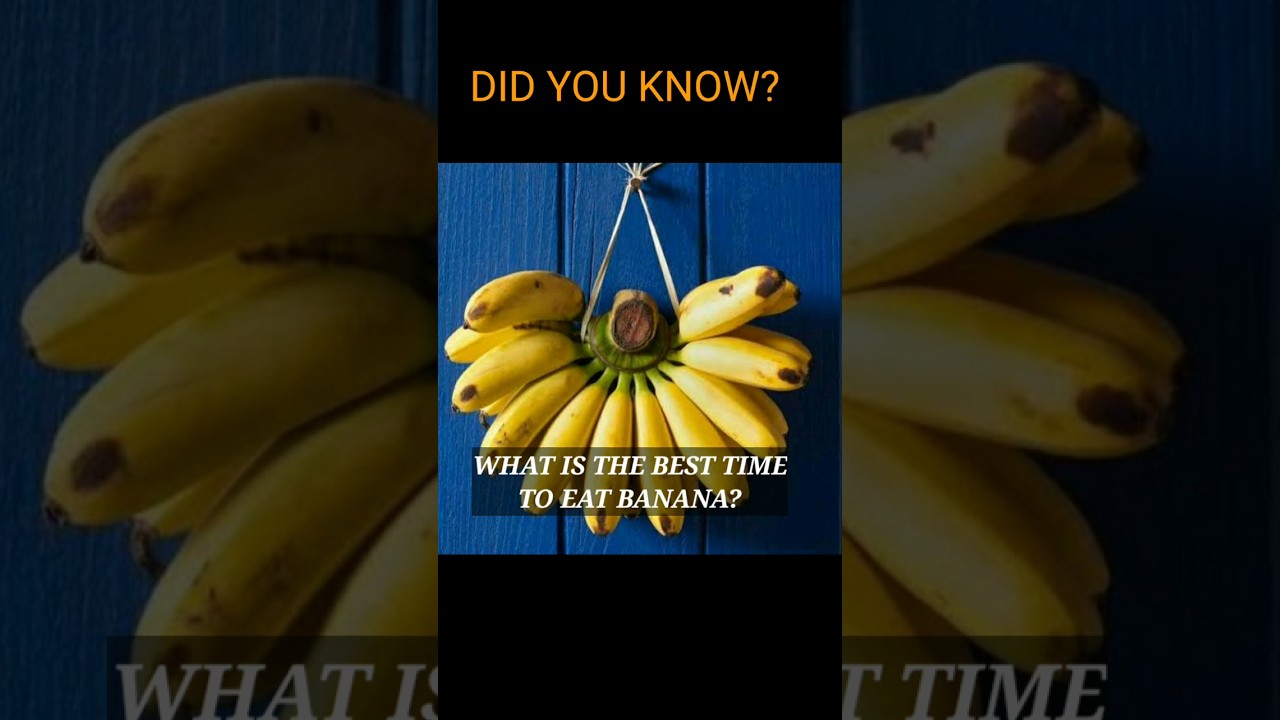 Best time to eat banana | Banana kab khana chahiye| #shorts  #healthyfood  #dramarsrivastava