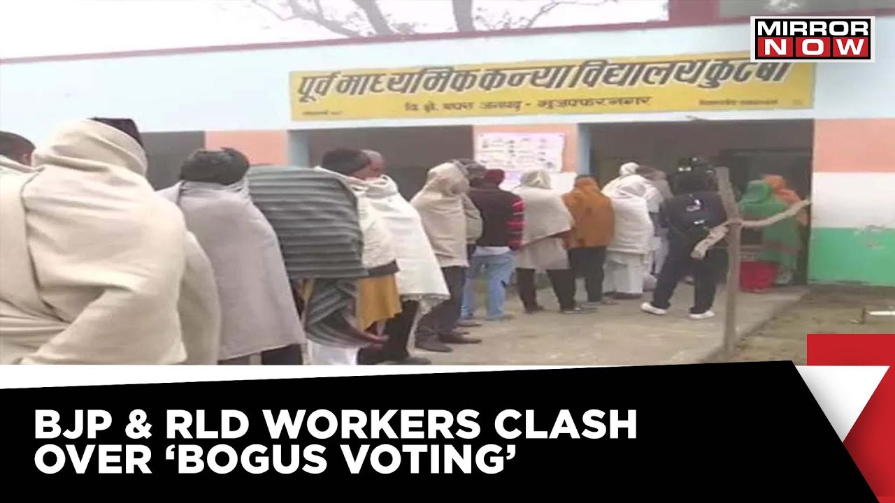 Workers Of BJP And RLD Clash Over Bogus Voting In Shamli | UP Election Update