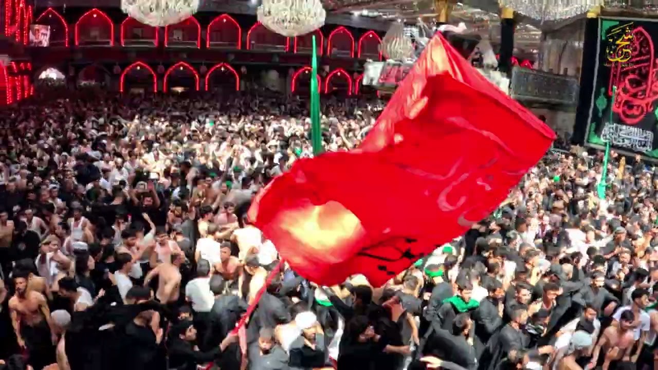 لاوحك دمك اقوى نزلة نجفية يوم الاربعين | الرادود هادي مريطي | موكب النجف الاشرف | المصور طاهر الفحام