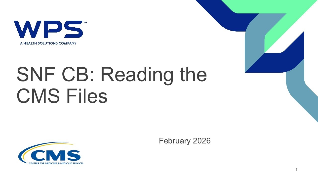 SNF CB: Reading the CMS Files