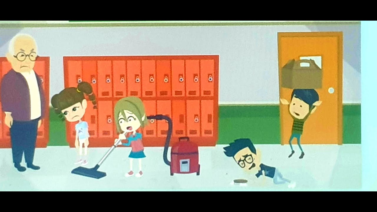 The new teacher in JACK'S SCHOOL GOES CRAZY #american #englishstory #animation #english