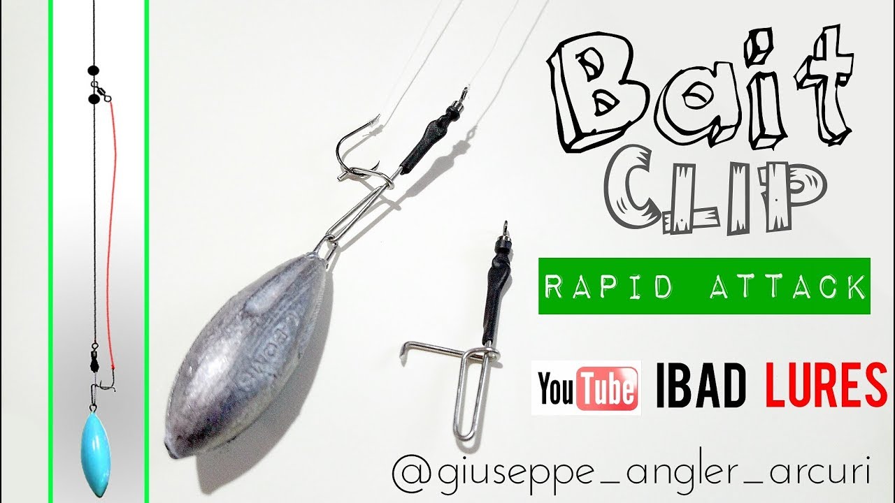 How to bait clip homemade fishing surfcasting rock fishing beach ledgering paf