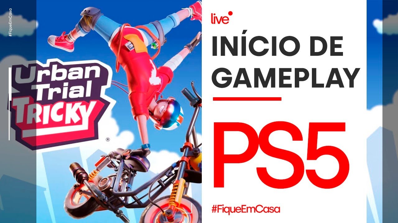 URBAN TRIAL TRICKY: MANOBRAS RADICAIS COM NOSSA MOTOCA (PS5)