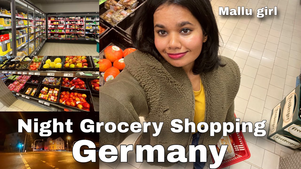 Night Shopping in Germany | Malayalam 🌼