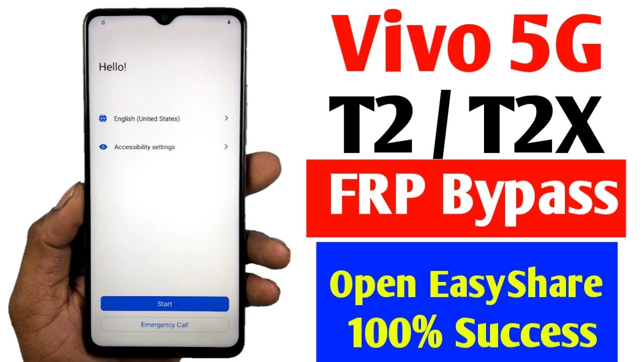 Vivo T2x 5G FRP Bypass ( No PC Needed ) 100% Working Method 2025 -