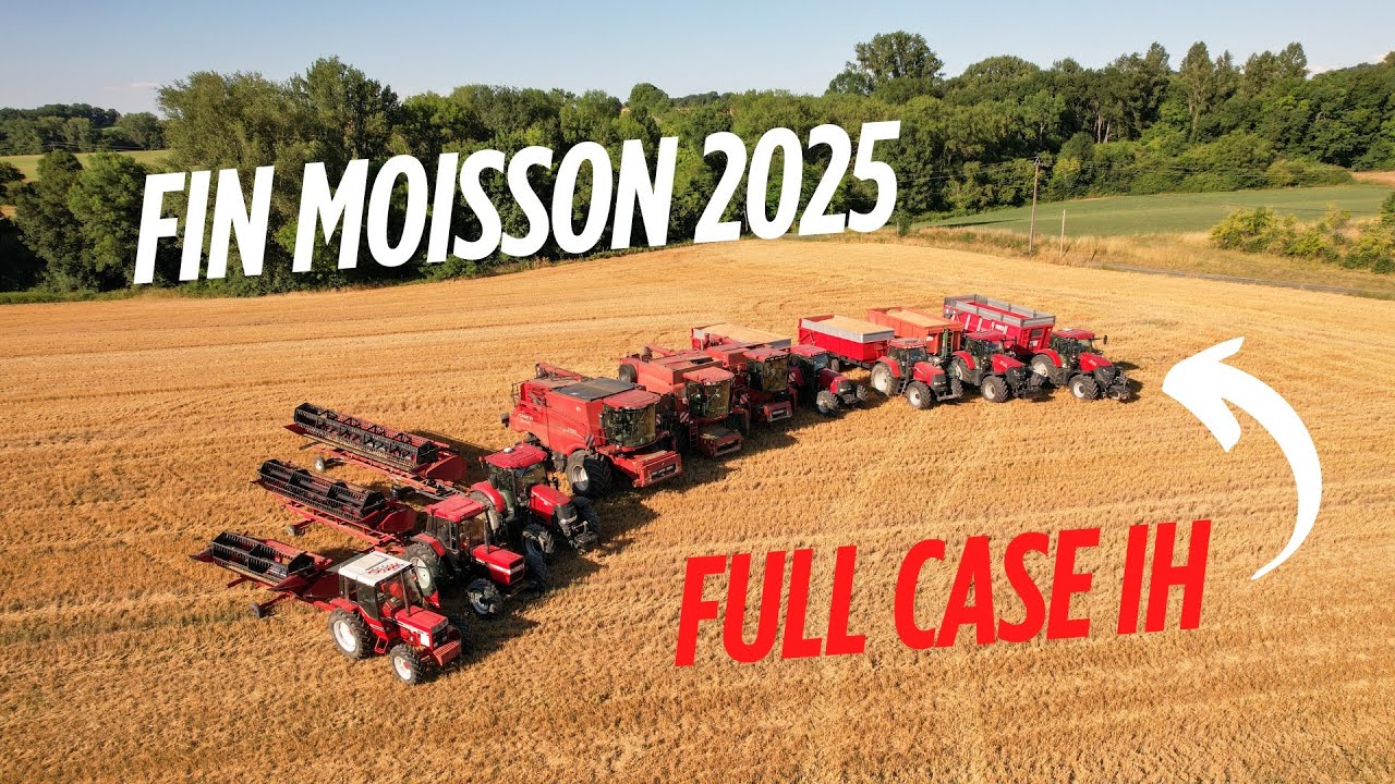 Le Choc des Générations ! Full CASE IH Harvest | Case Ih Axial Flow 1660, 2388 & 7250
