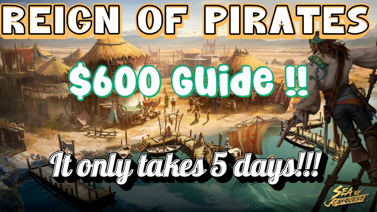$600 Reign of Pirates /  Sea of Conquest Guide |FREECASH | EARNLAB | MISTPLAY | SWAGBUCKS