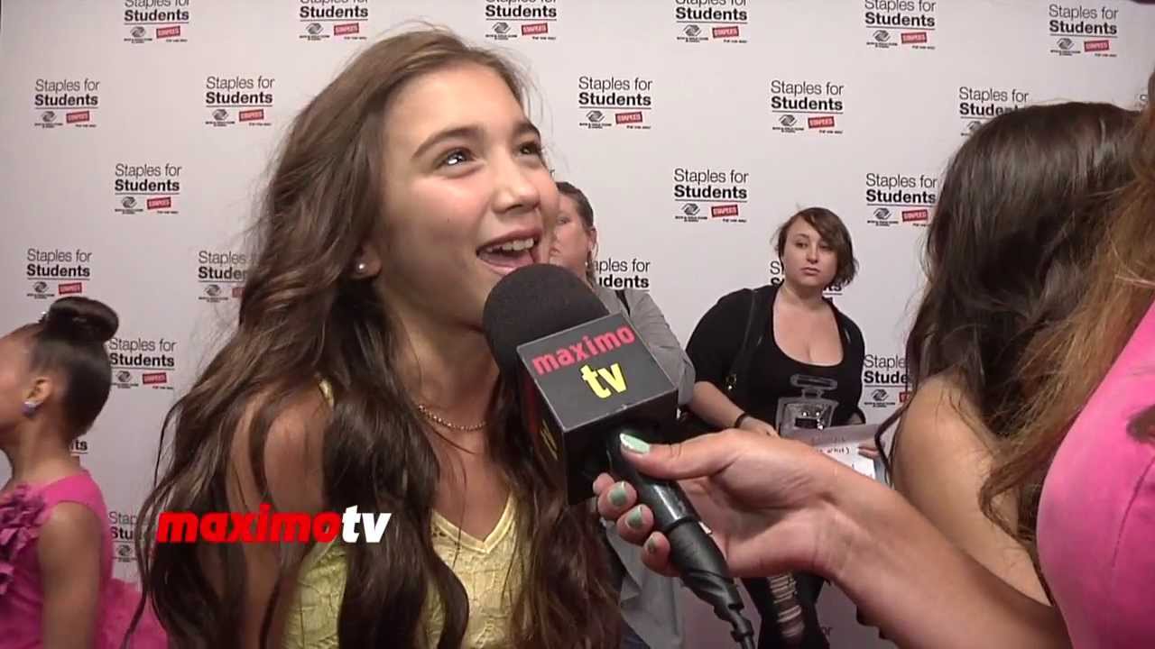 Rowan Blanchard Interview Staples for Students 2013 Teen Choice Awards After Party