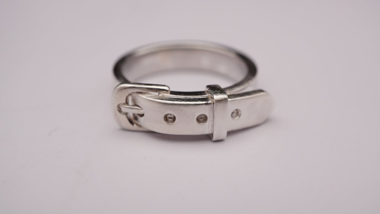地金から作るベルトリング - Belt ring