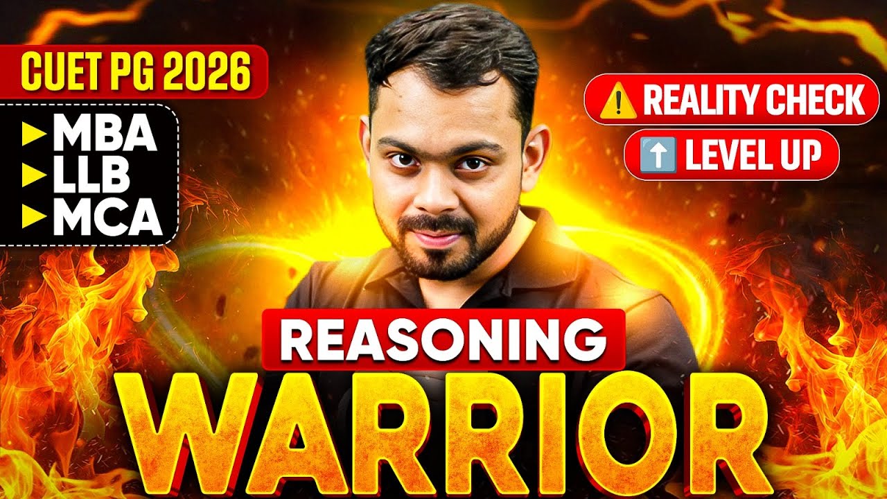 CUET PG MBA\LLB\MCA Reasoning 2026 | Logical Reasoning CUET PG MBA\LLB\MCA 2026 | CUET PG Reasoning