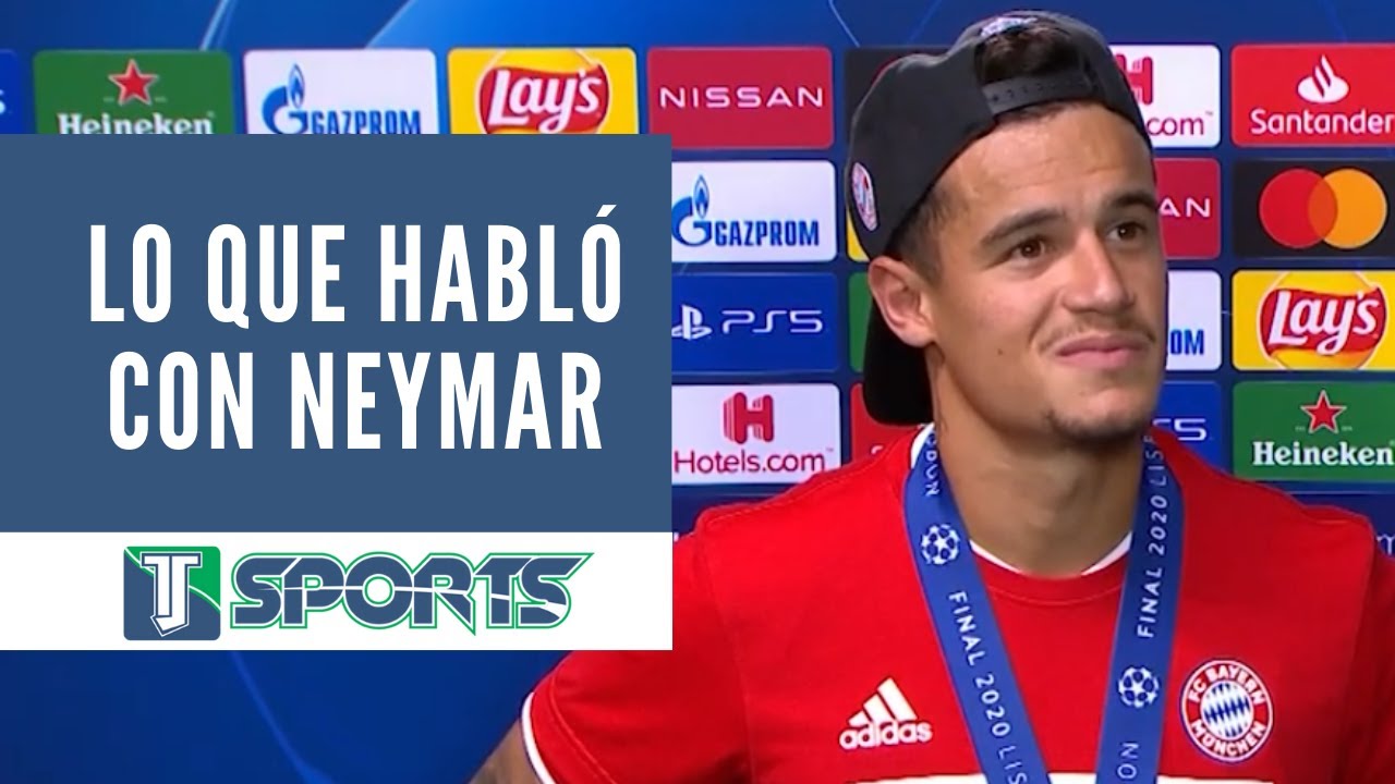 Las PALABRAS de ALIENTO que Coutinho le DIO a Neymar al GANARLE la FINAL de la UEFA CHAMPIONS LEAGUE