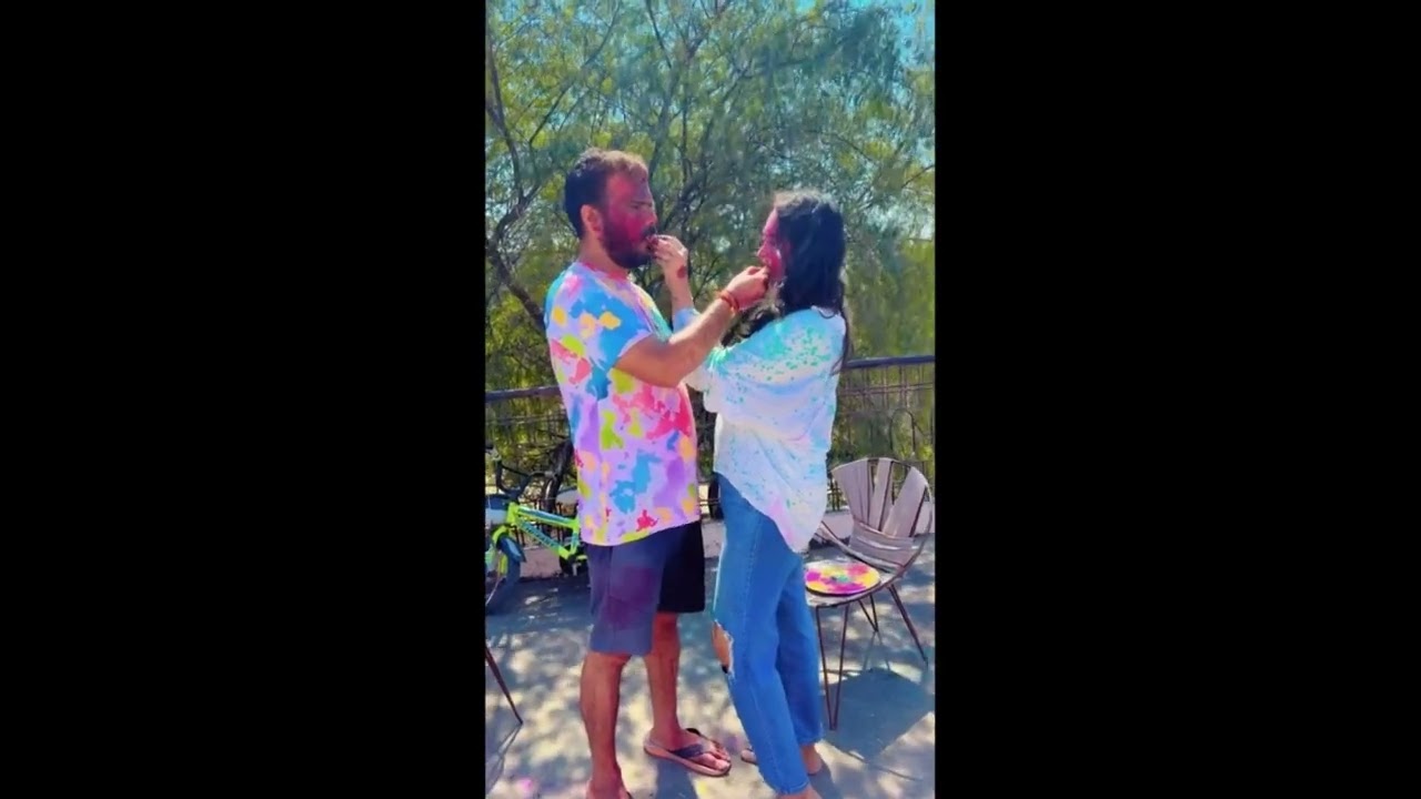 Holi celebration 🎉 #voiceacting #entertainment #festivalofcolors #holispecial 