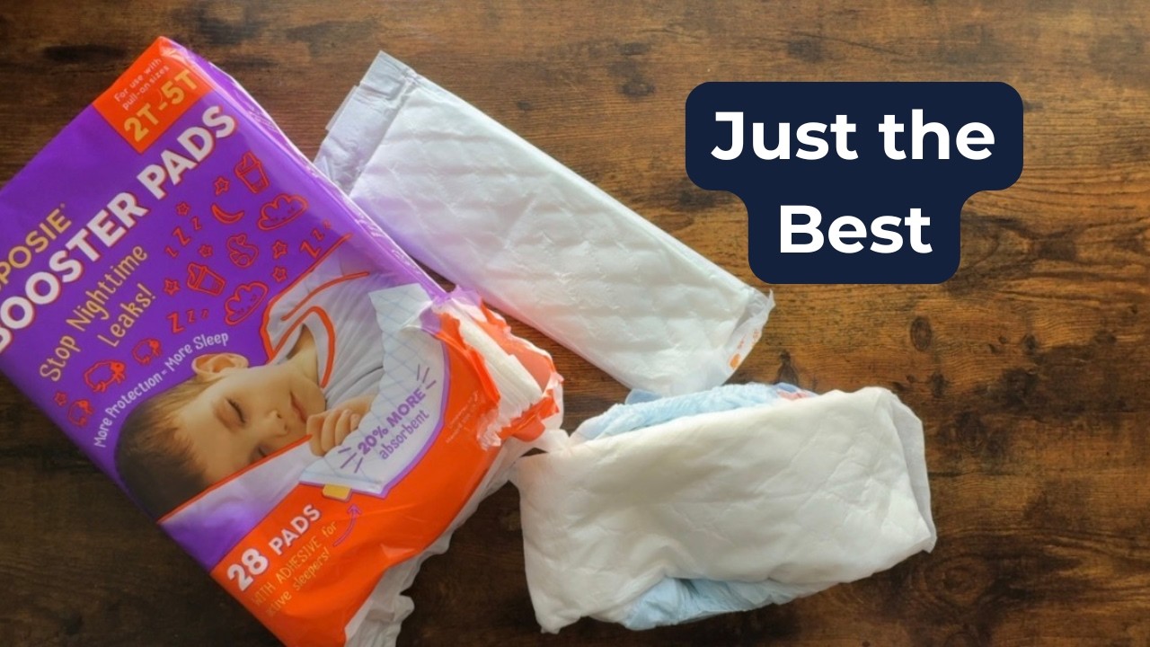 No More Night Wakeups - A Mom's Booster Pads Review