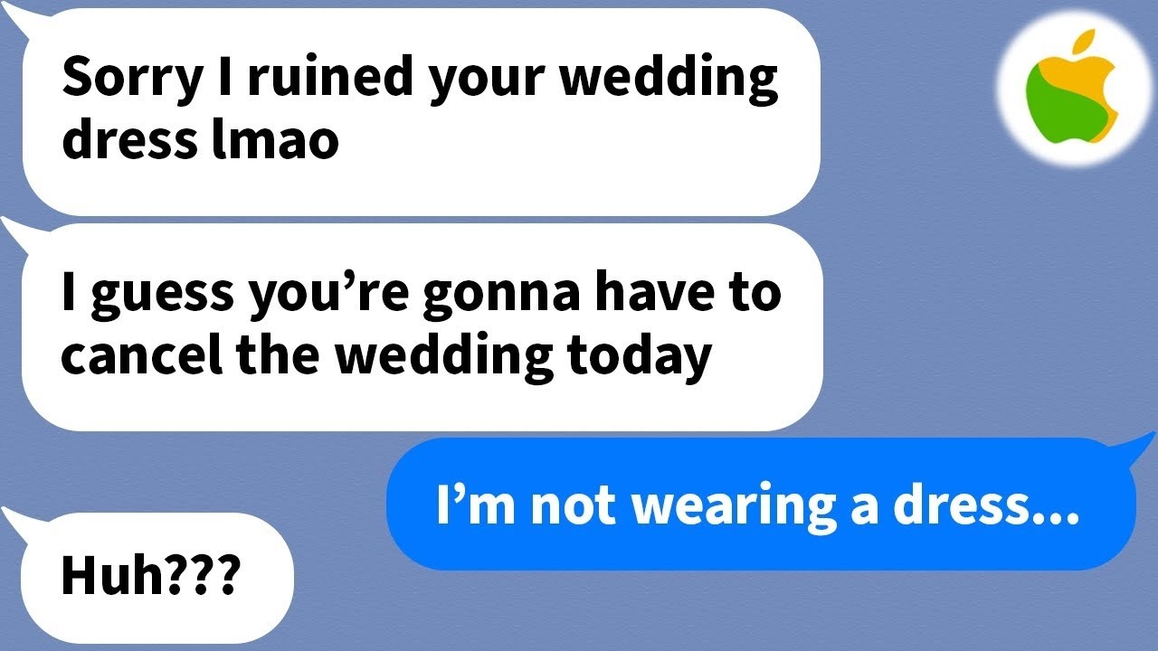 【Apple】 On my wedding day, my sister and parents went to the venue to destroy the wedding dress but…