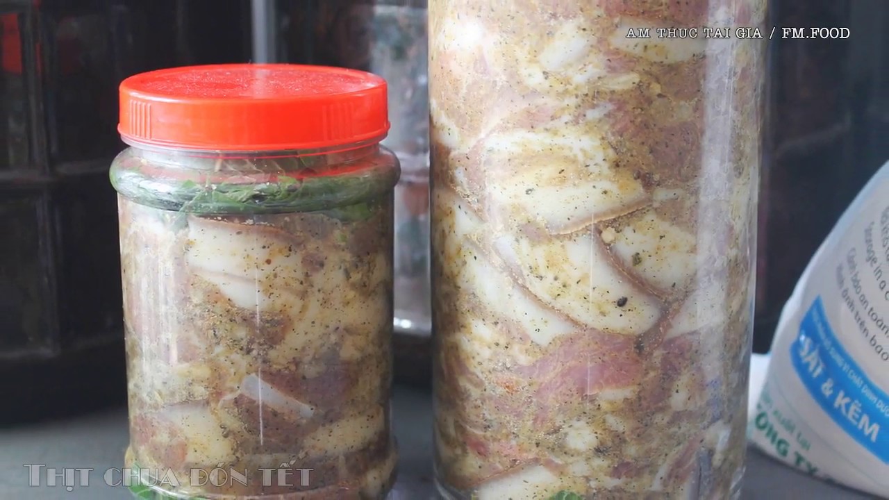LÀM THỊT CHUA ĐÓN TẾT gặp CÂY ĐÀO KHỦNG NHẤT CHỢ HOA / Ẩm Thực Tại Gia